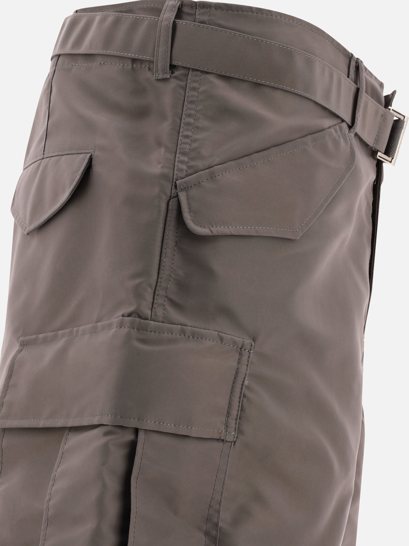 Nylon twill shorts