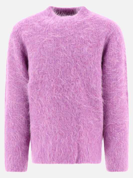 Crewneck sweaters 72% alpaca 19% nylon 3% elastan  Purple - Séfr Men | PLP | VIETTI Online Store 
