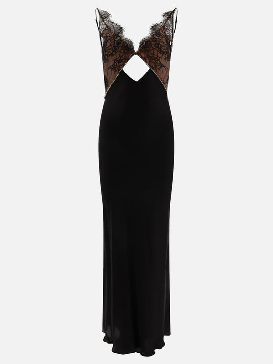 Long dresses 100% viscose  Black - Self-portrait Women | PLP | VIETTI Online Store 
