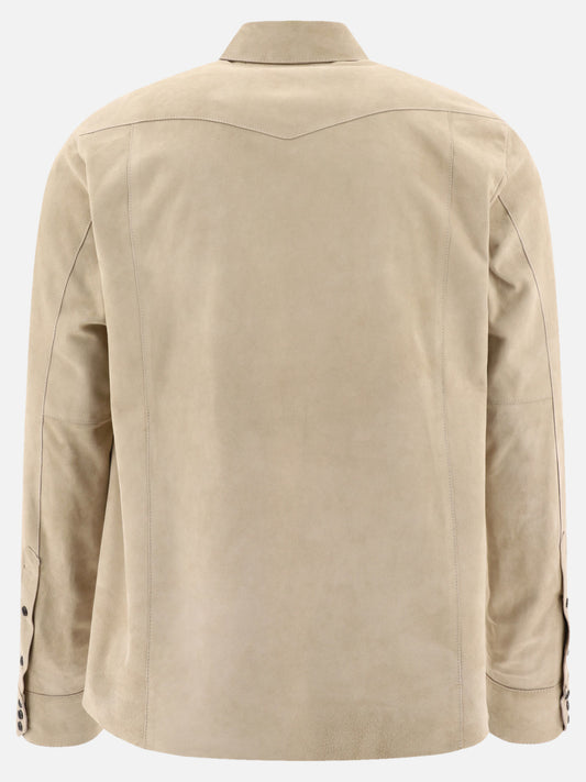 Tagliatore "Wayne" overshirt jacket 11973588_48 Beige 2