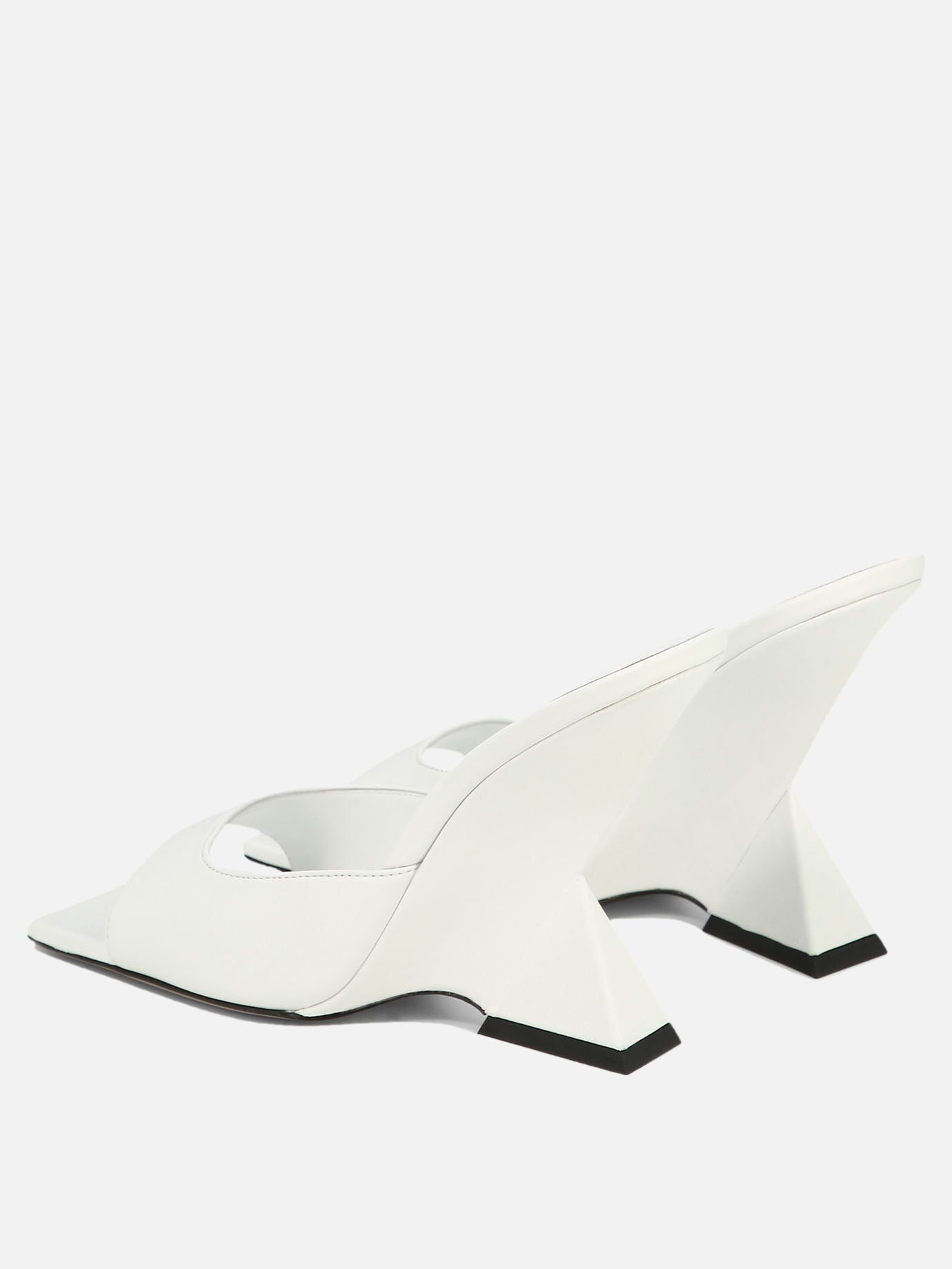 Heeled sandals 100% leather - 100% leather  White - The Attico Women | PDP | VIETTI Online Store | Zoom-Modal_4
