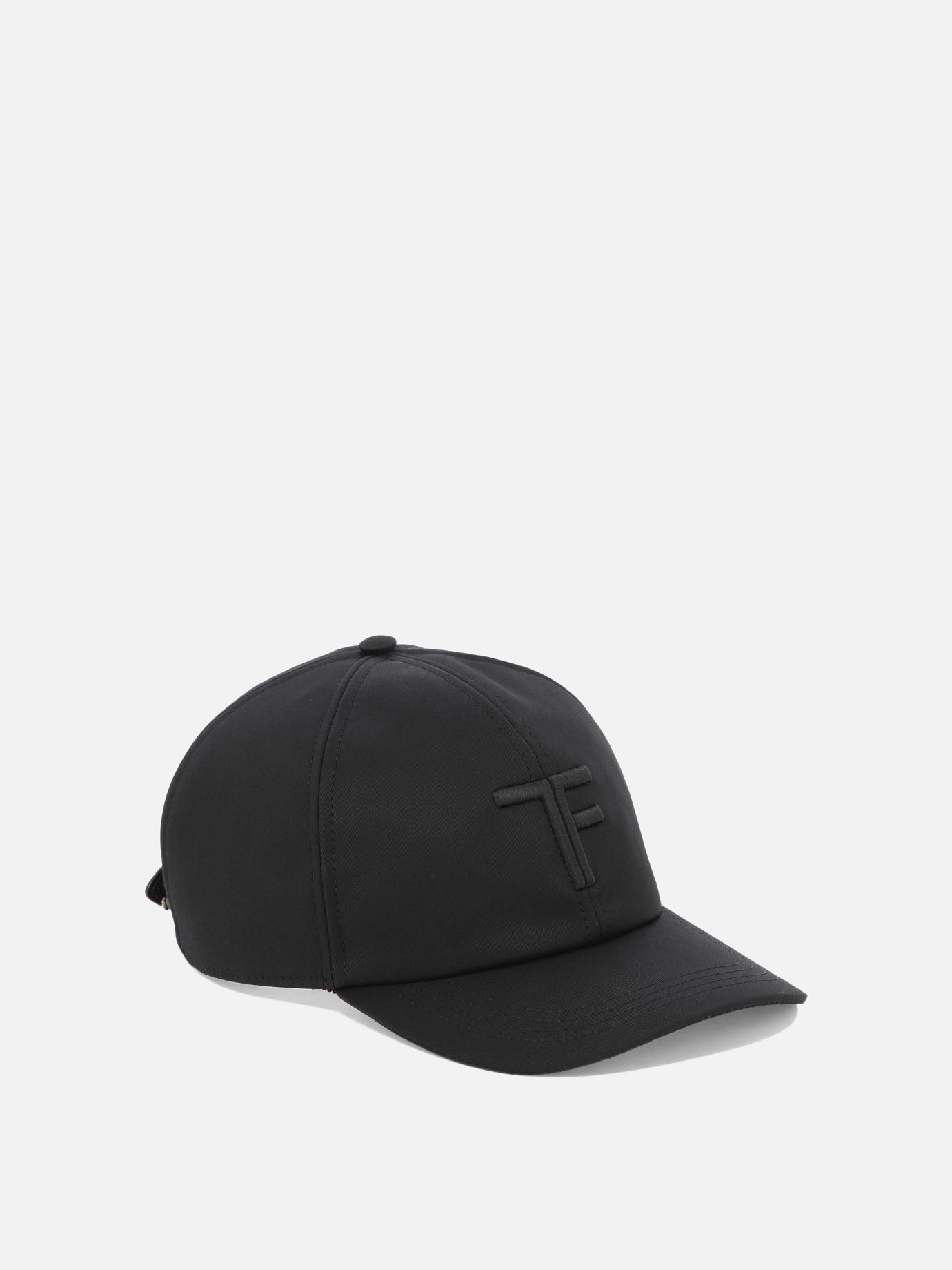 Baseball caps 95% cotton 5% calf leather  Black - Tom Ford Men | PDP | VIETTI Online Store | Zoom-Modal_2

