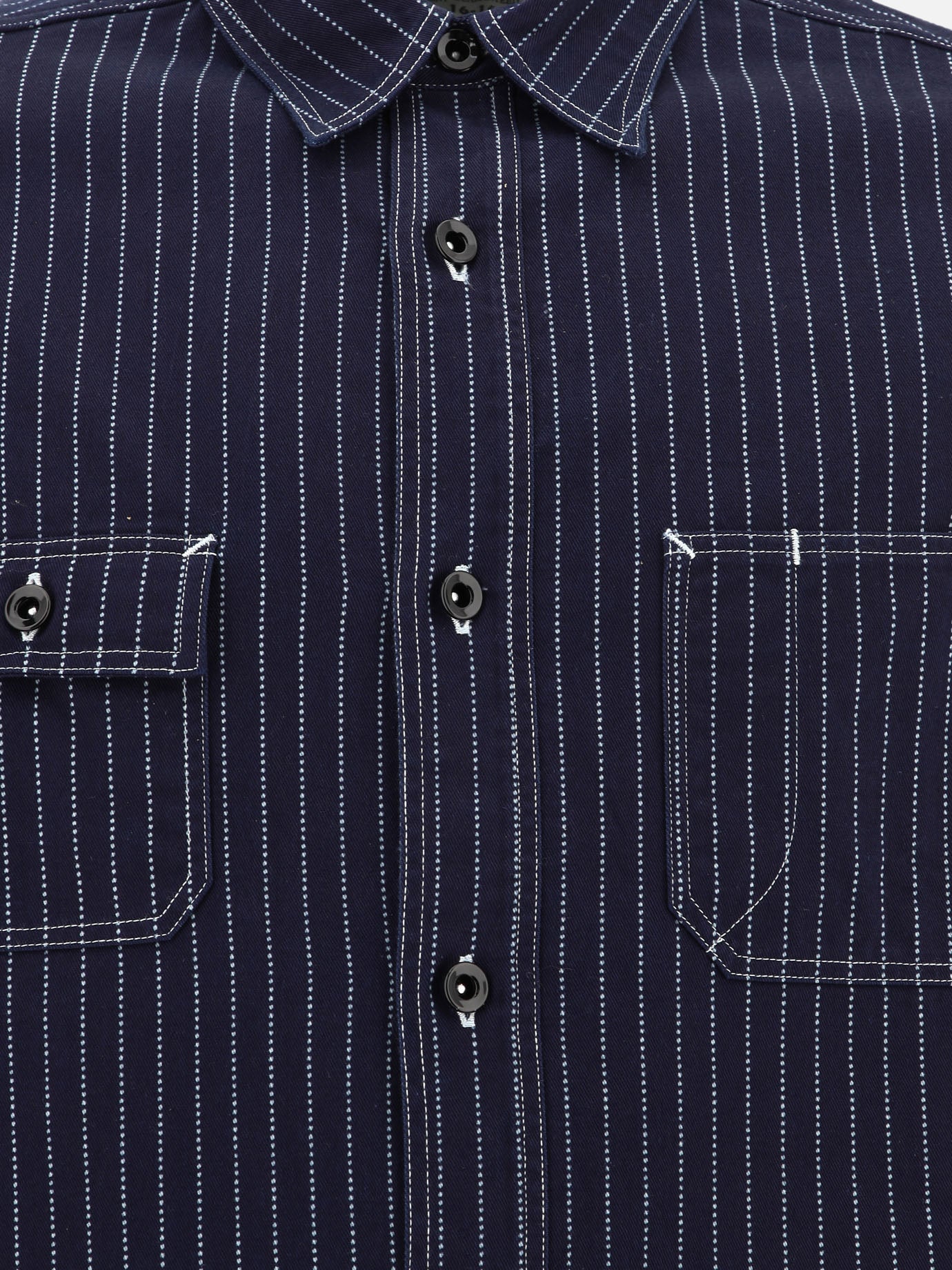 "Wabash Work" striped shirt