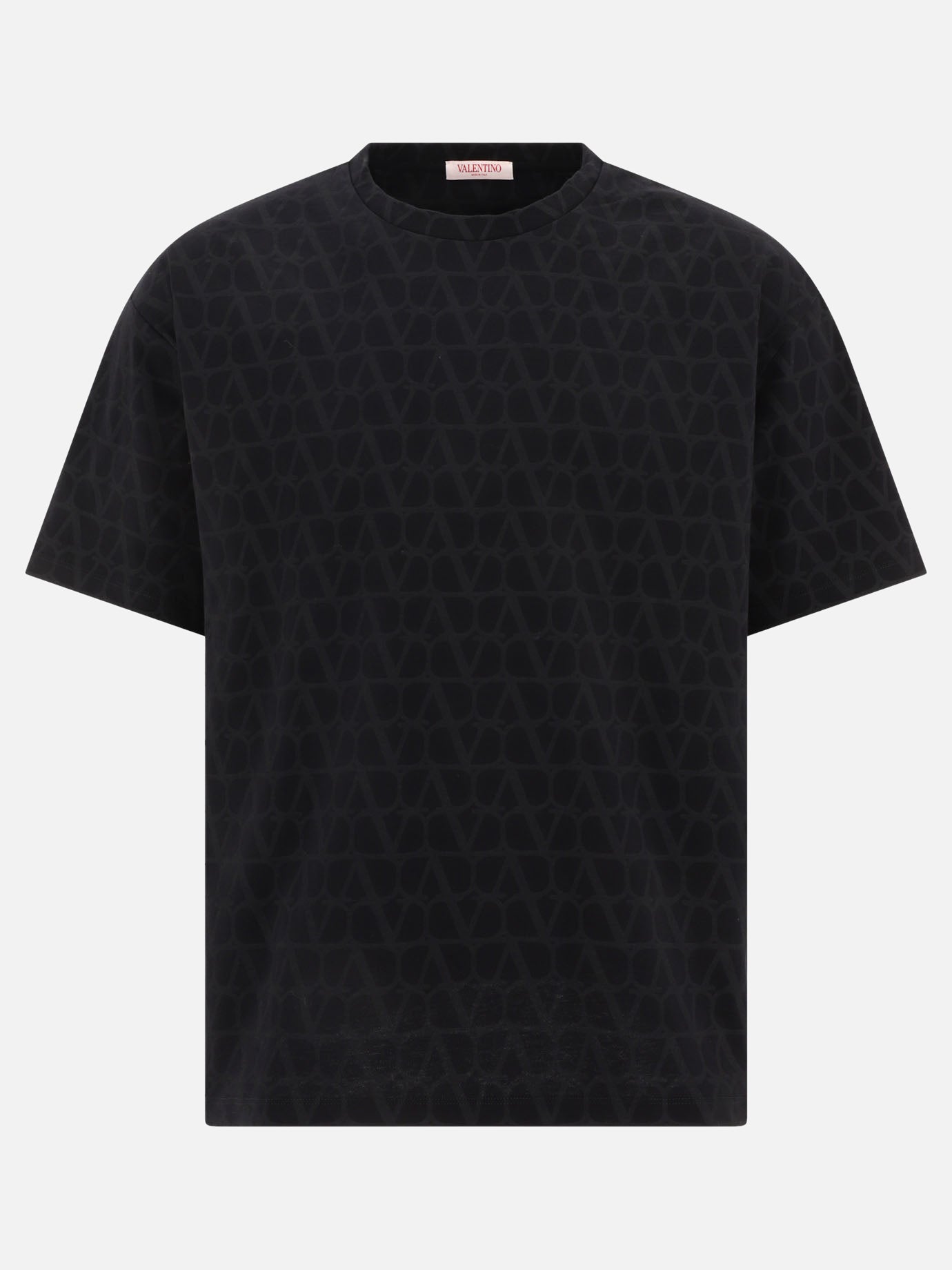 Crewneck t-shirts 100% cotton  Black - Valentino Men | PDP | VIETTI Online Store | thumbnail