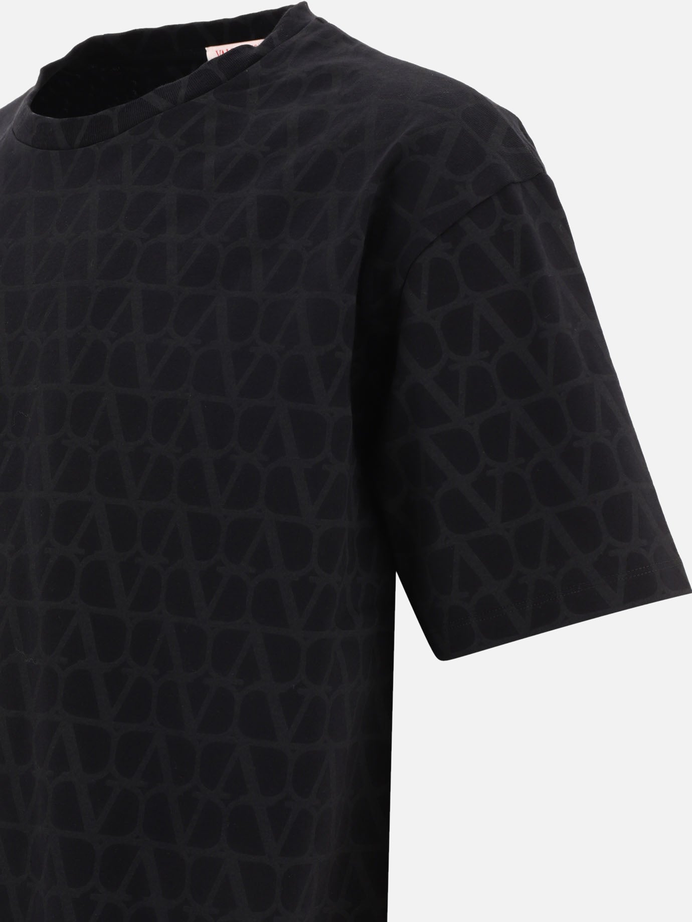 Crewneck t-shirts 100% cotton  Black - Valentino Men | PDP | VIETTI Online Store | Zoom-Modal_4
