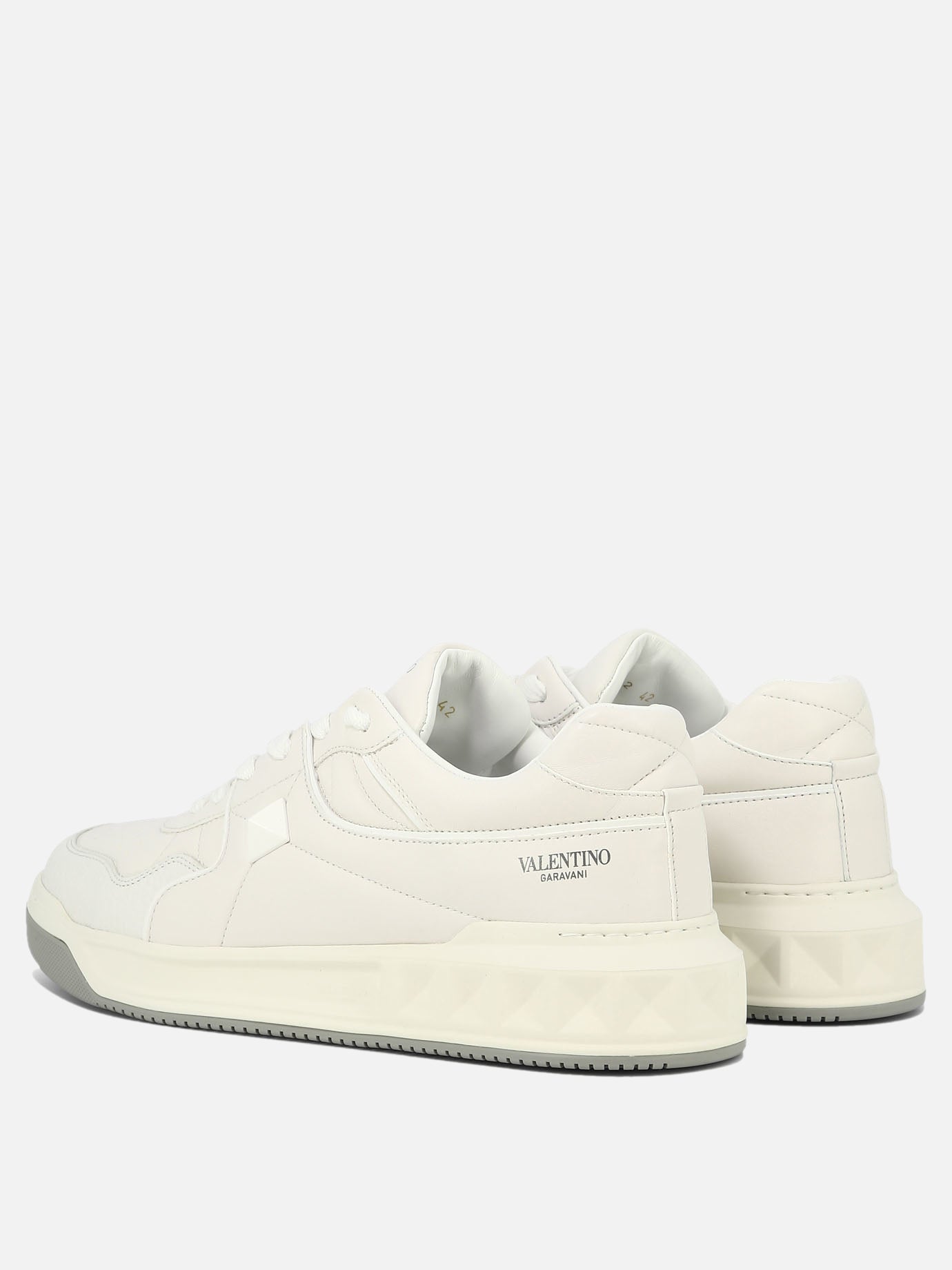 Low top sneakers 100% leather - 100% rubber  White - Valentino Garavani Men | PDP | VIETTI Online Store | thumbnail_4