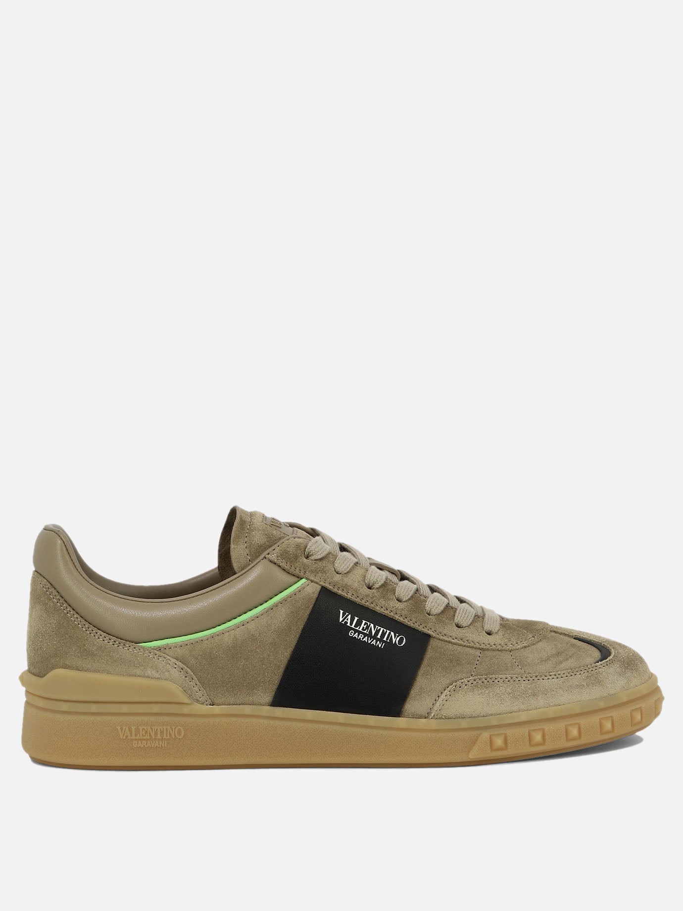 Low top sneakers 100% suede - 100% rubber  Beige - Valentino Garavani Men | PDP | VIETTI Online Store | Zoom-Modal
