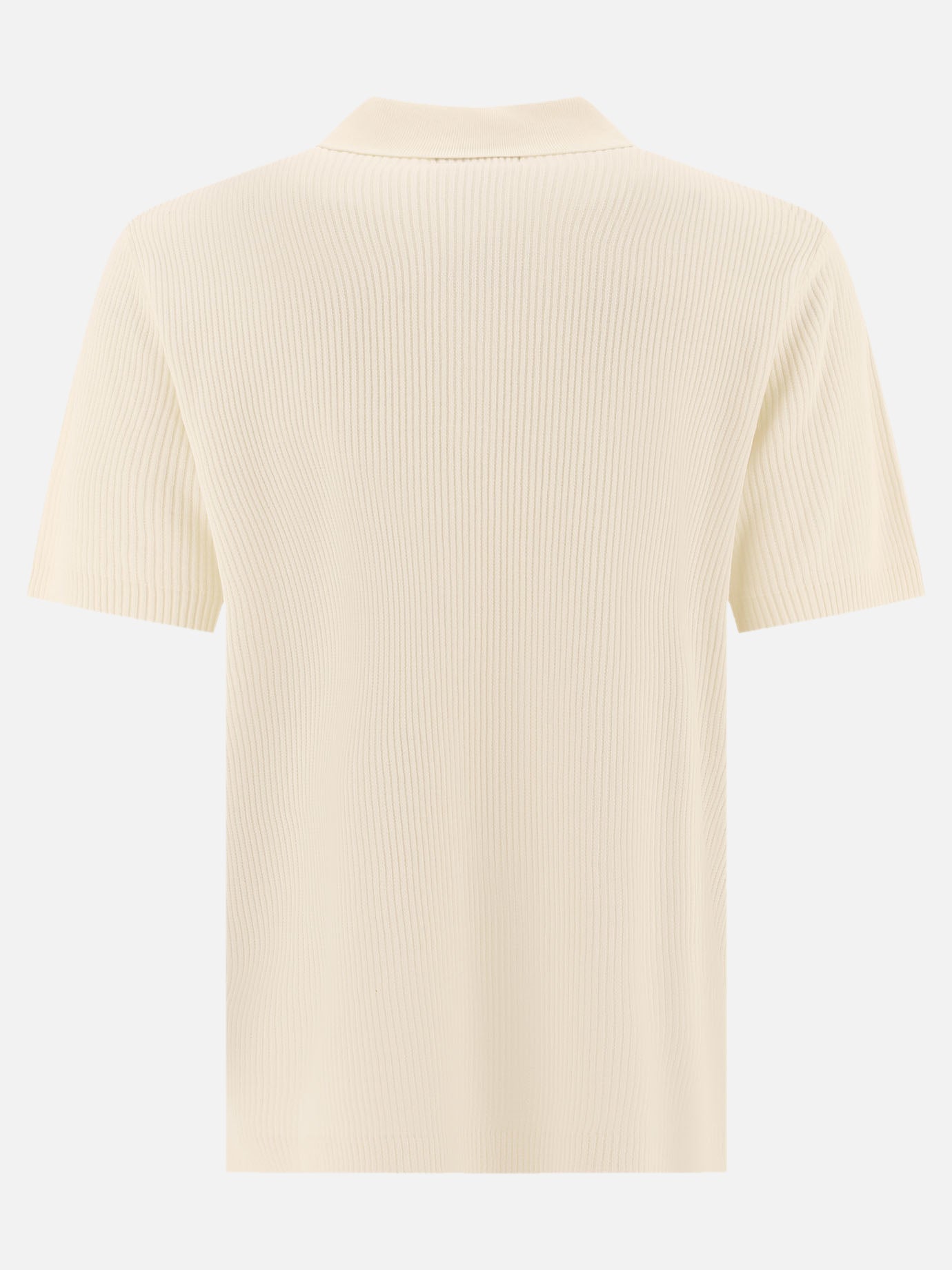 Beams Plus Knit polo shirt 15949448_M White thumbnail_2