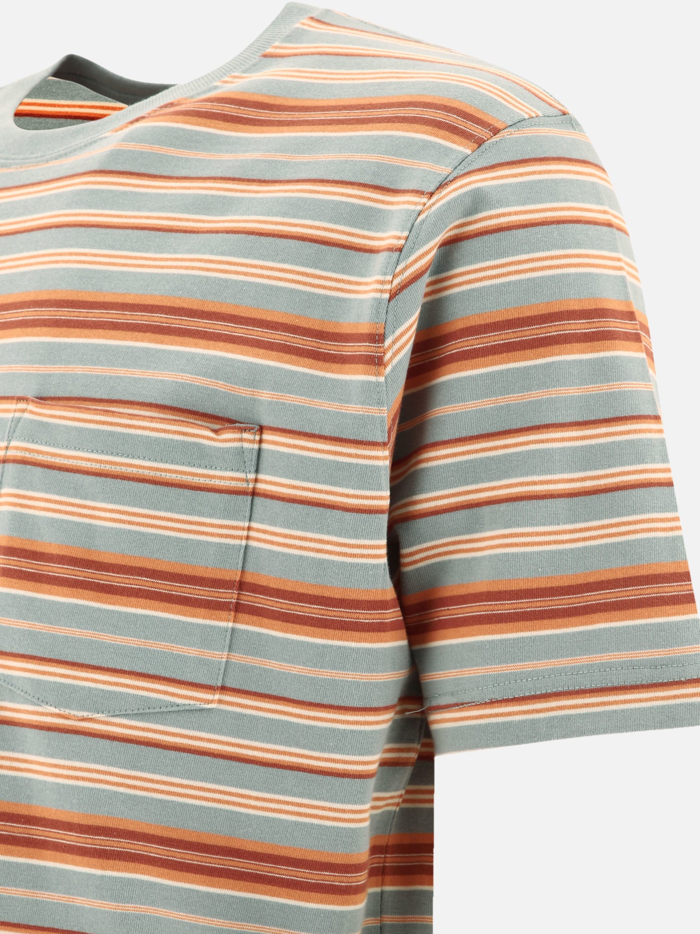 "Multi Stripe Pocket" t-shirt