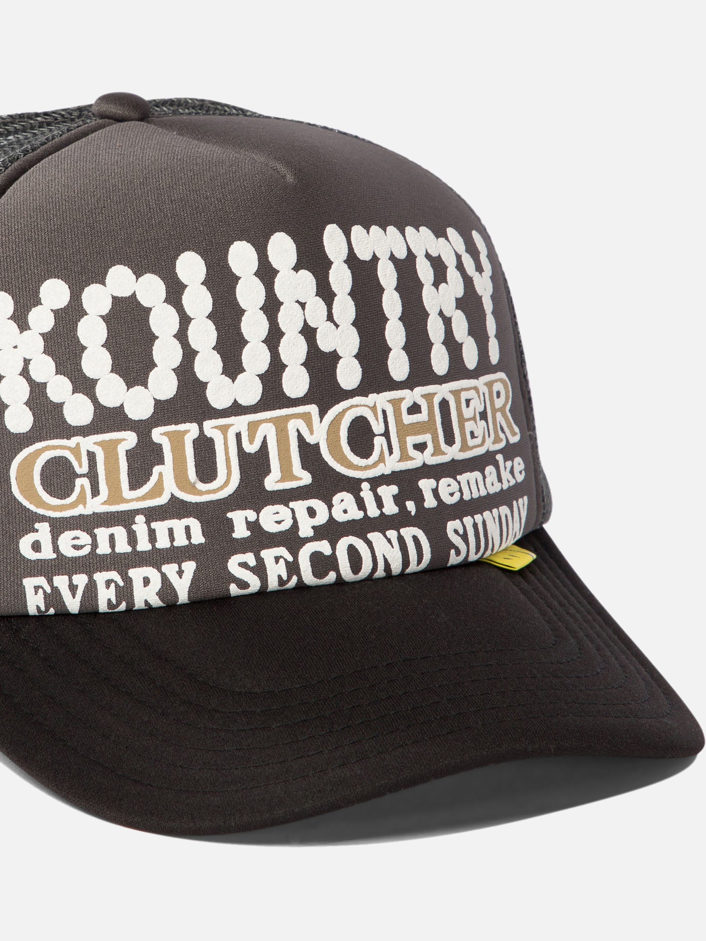 KAPITAL "Pearl Clutcher" cap Black