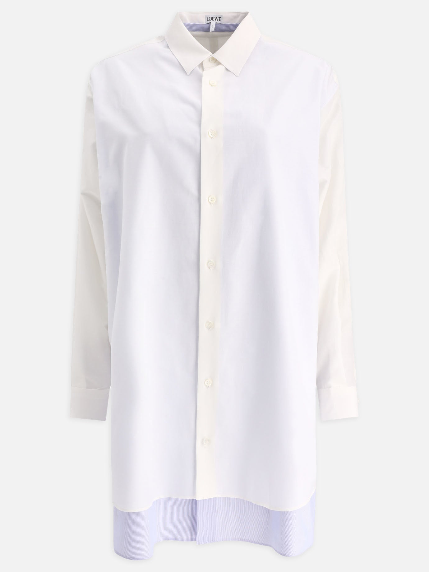 Loewe Double layer chemise dress 13183687_34 White thumbnail_1