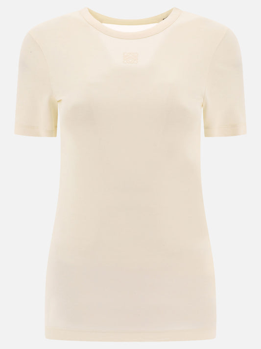 Crewneck t-shirts Solid colour  White - Loewe Women | PLP | VIETTI Online Store 
