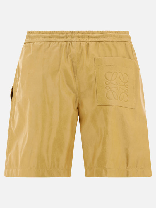 Drawstring shorts Solid colour  Beige - Loewe Women | PDP | VIETTI Online Store | 2
