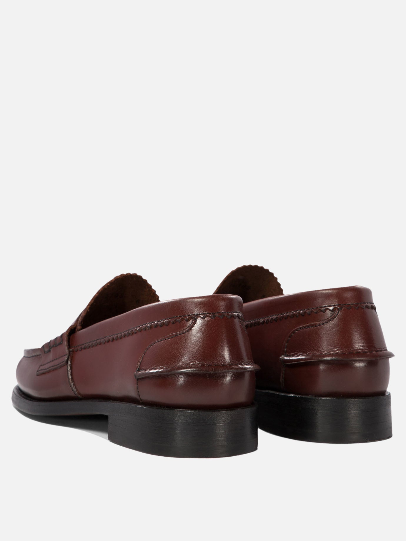 Saxone of Scotland "Arran" loafers Bordeaux