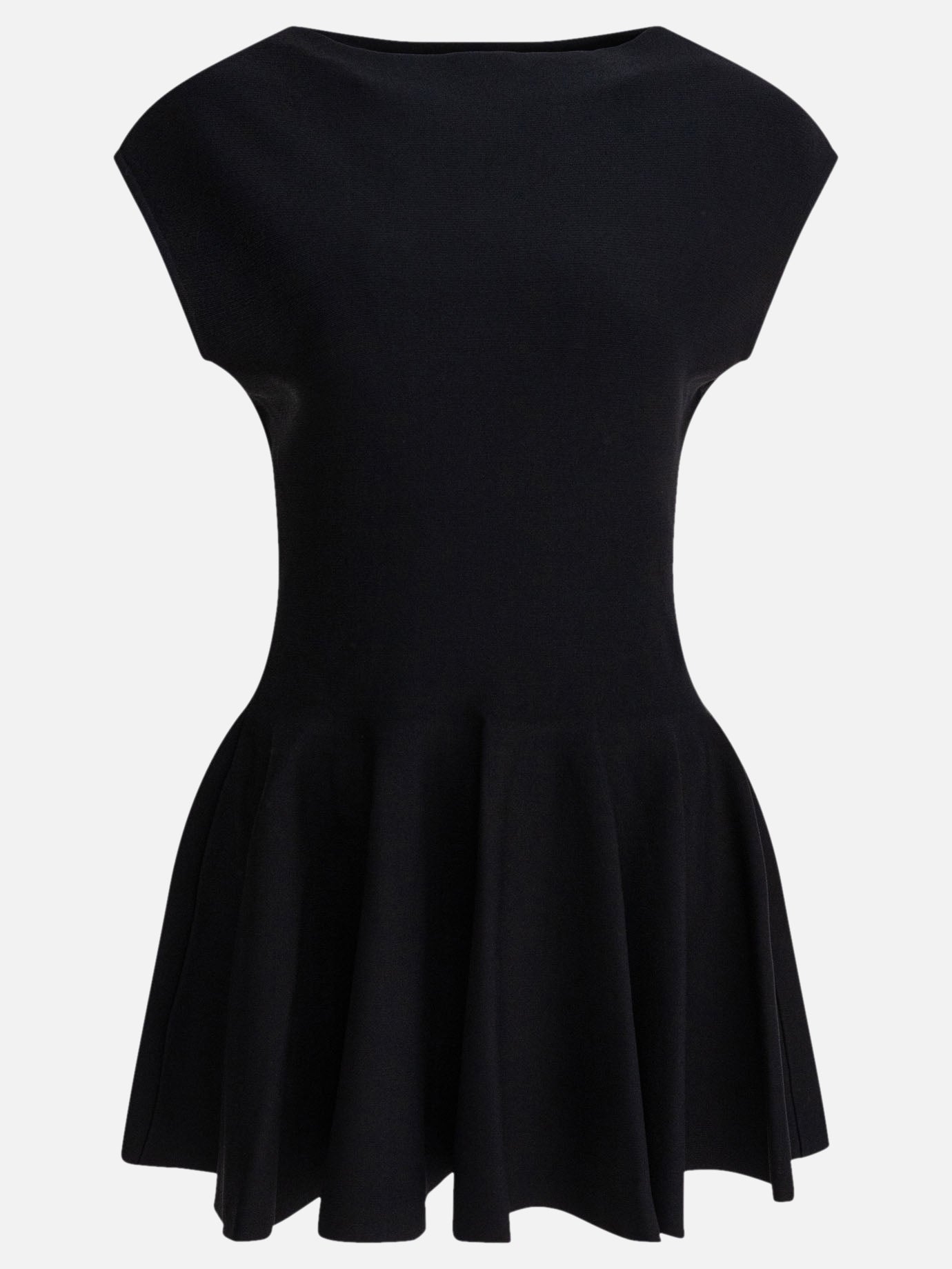 Mini dresses Solid colour  Black - Alaïa Women | PDP | VIETTI Online Store | thumbnail