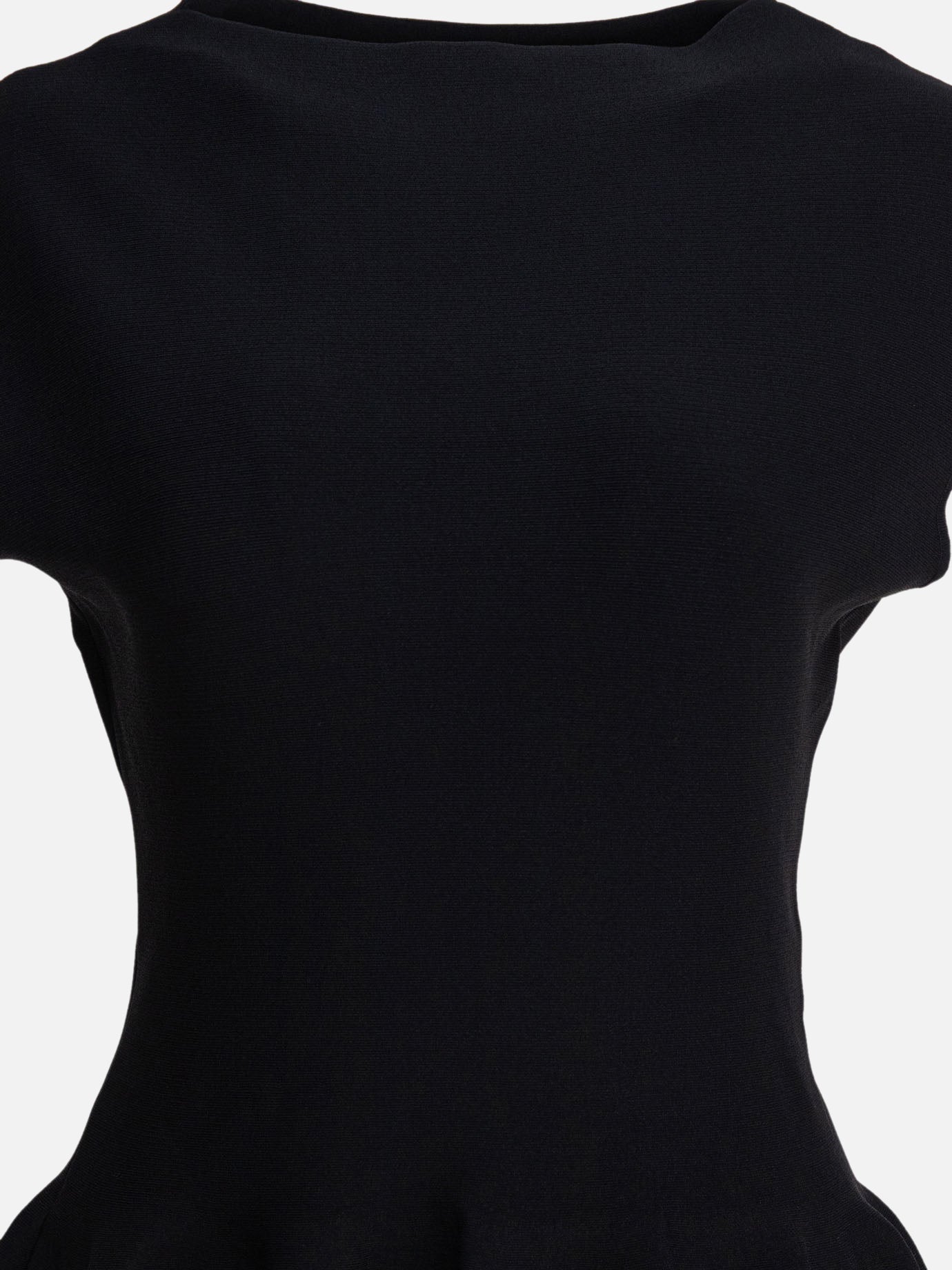 Mini dresses Solid colour  Black - Alaïa Women | PDP | VIETTI Online Store | thumbnail_3