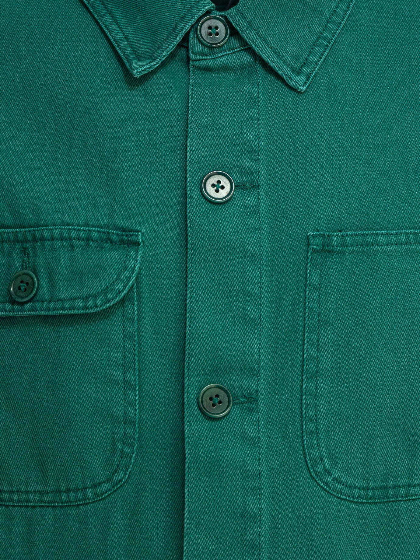 Alex Mill Work overshirt jacket 19795452_S Green thumbnail_3