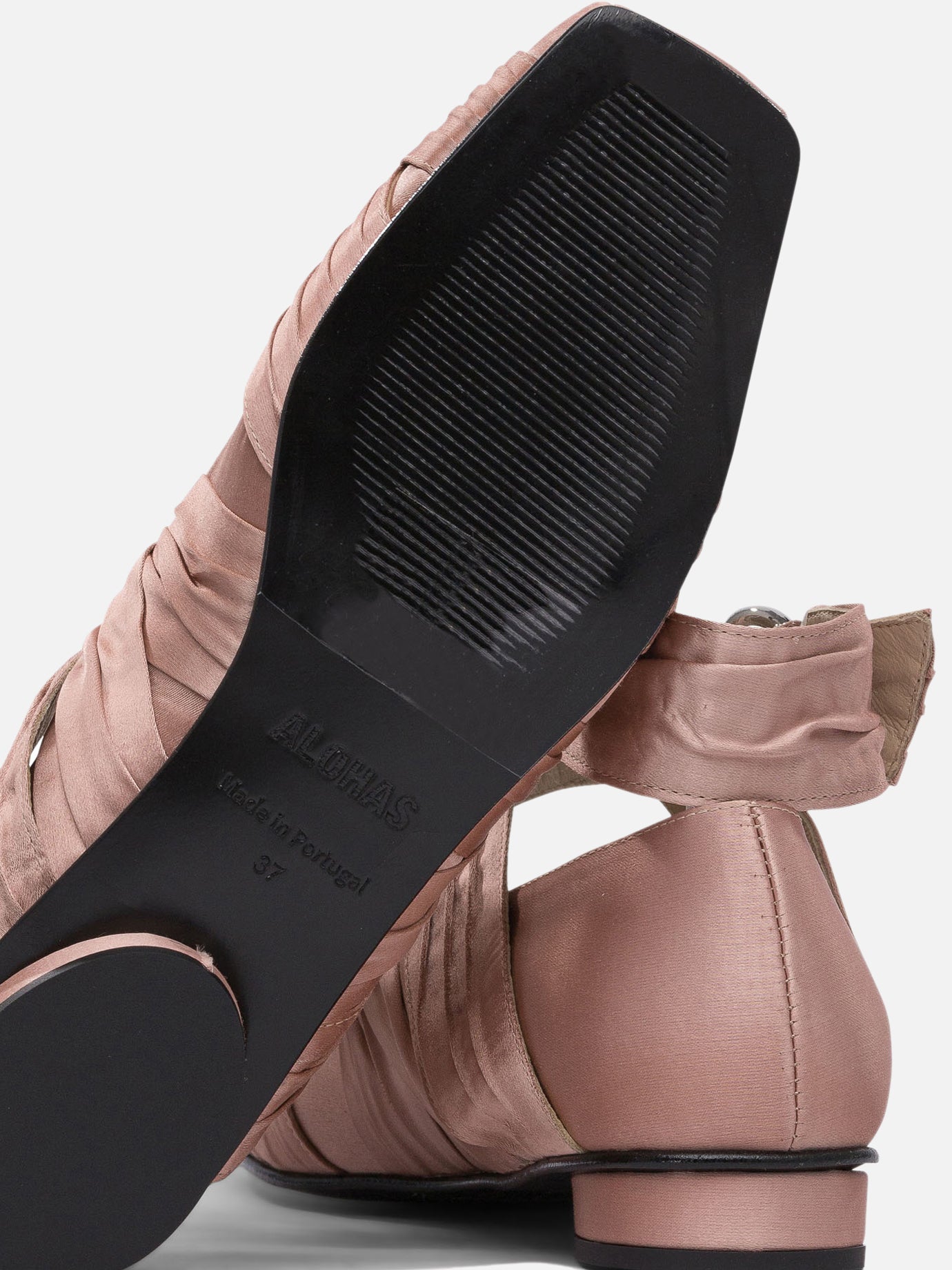Classic ballet flats 60% polyethylene 40% recycled polyester - 100% cuerolite  Pink - Alohas Women | PDP | VIETTI Online Store | thumbnail_5