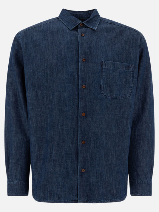 A.P.C. Malo logo shirt 17238074_S Blue 1