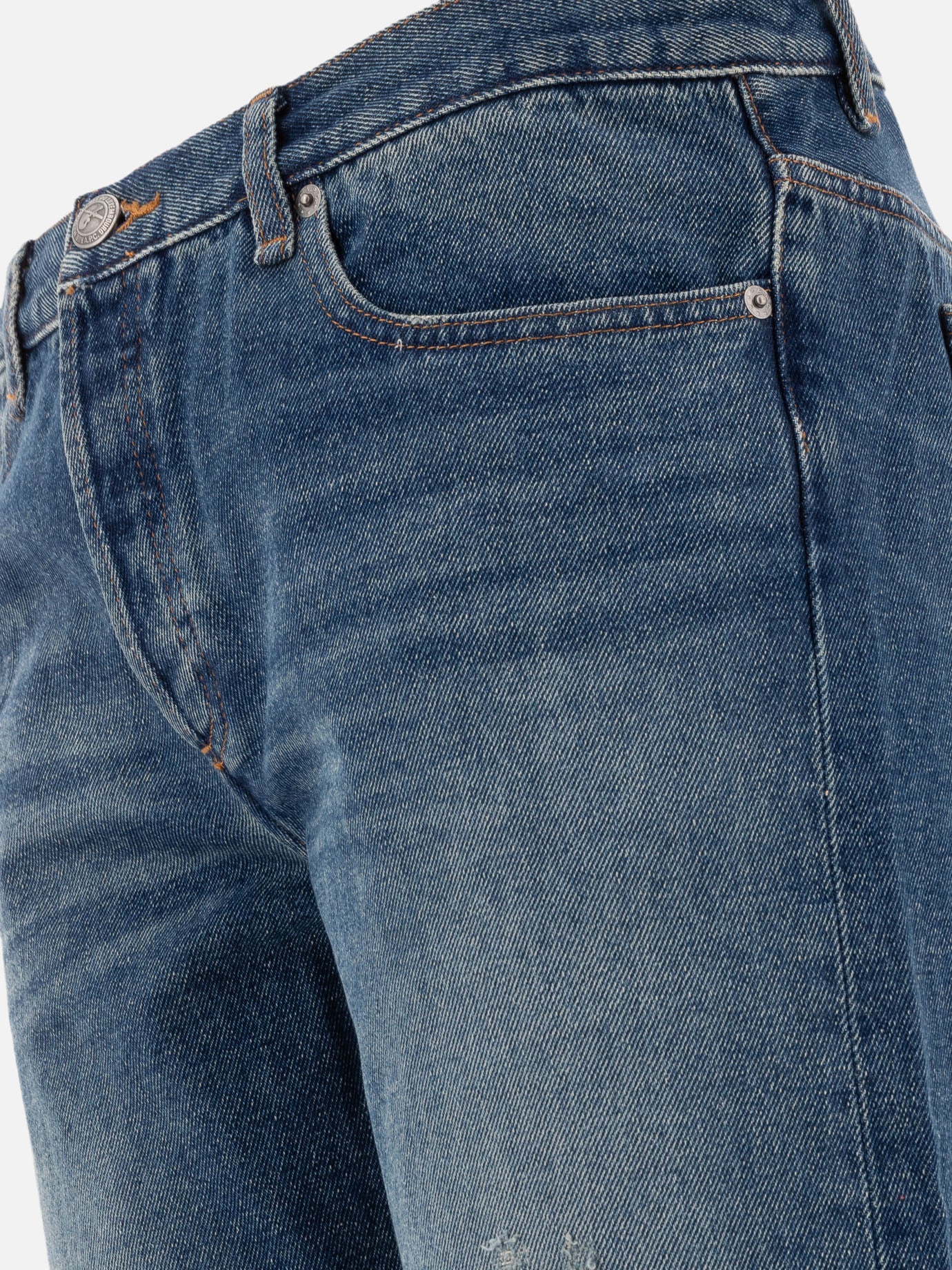 Straight-leg jeans Denim  Blue - A.P.C. Men | PDP | VIETTI Online Store | thumbnail_4