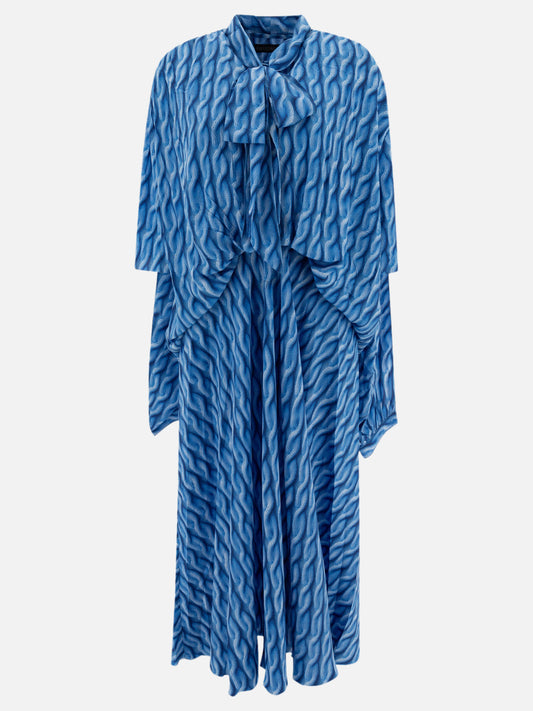 Balenciaga Printed dress 12616062_36 Blue 1