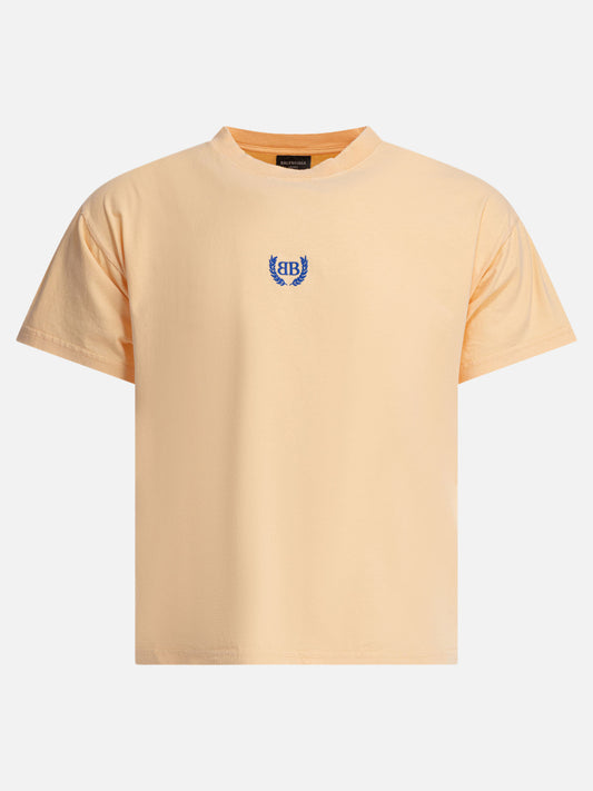 Balenciaga "Boxy Laurel Classic" T-shirt 18319654_S Yellow 1