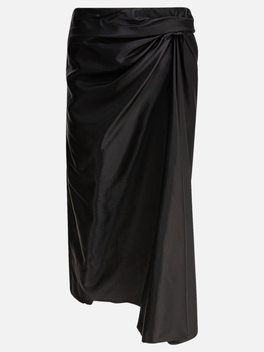 Balenciaga Draped skirt 15346011_36 Black 1