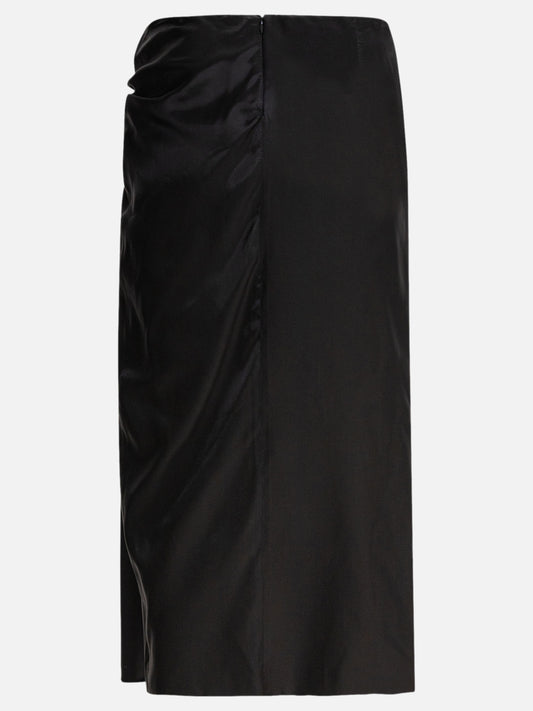 Balenciaga Draped skirt 15346011_36 Black 2