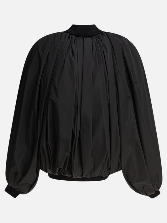 Balenciaga Draped bomber jacket 11996546_34 Black 2