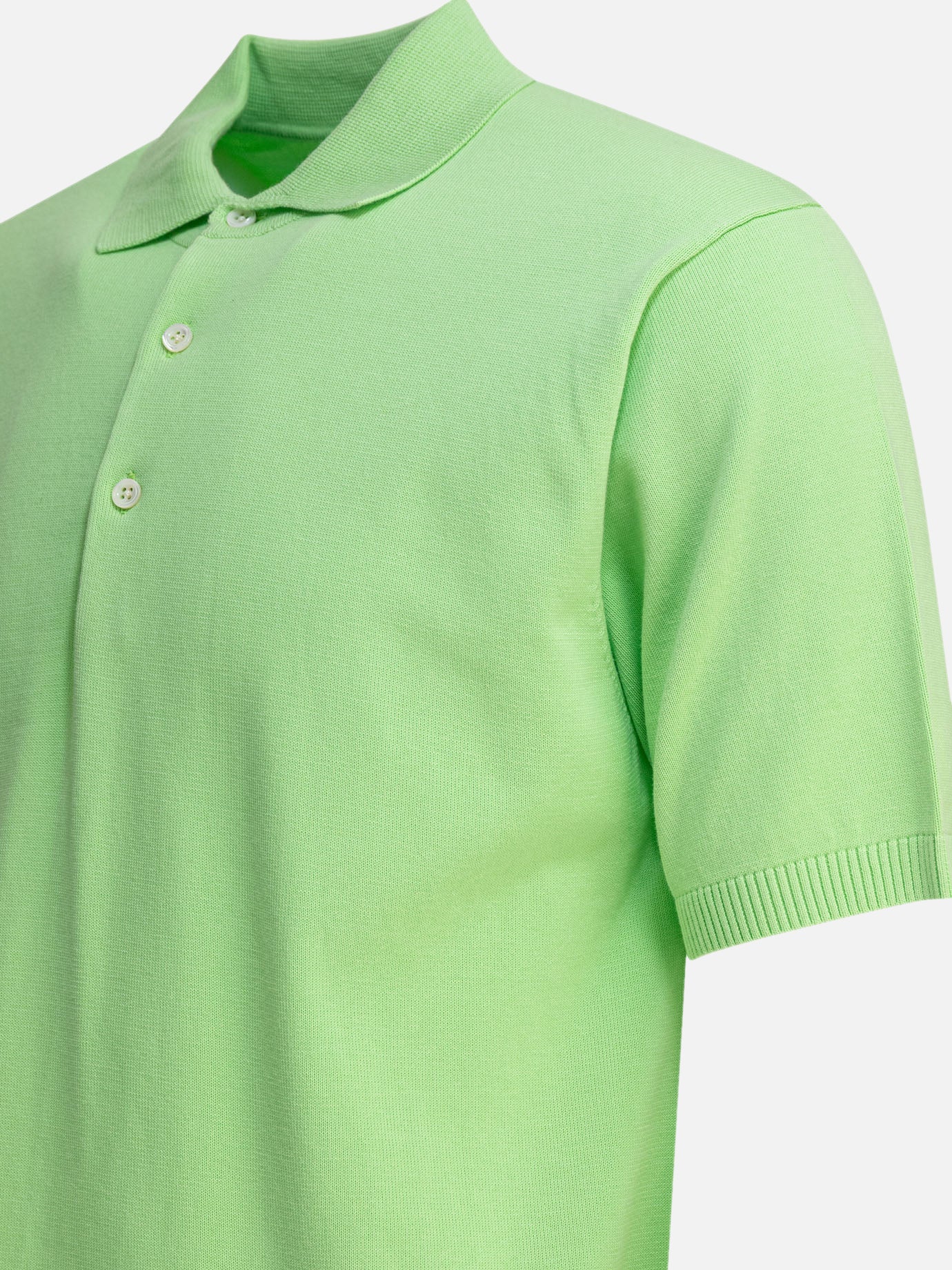 Polo shirts with buttons Solid colour  Green - Beams Plus Men | PDP | VIETTI Online Store | thumbnail_4