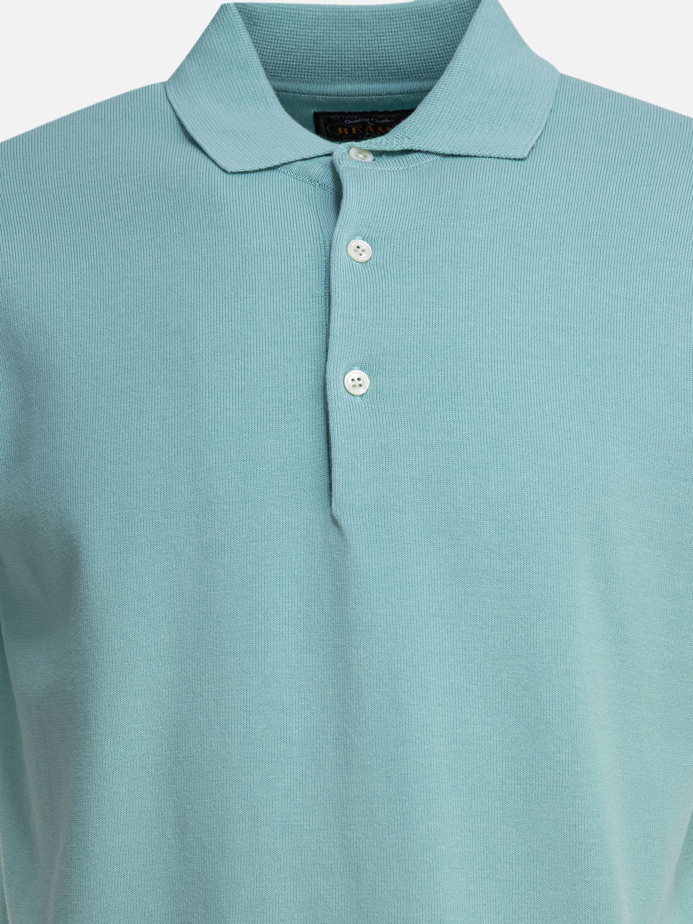 Polo shirts with buttons Solid colour  Light blue - Beams Plus Men | PDP | VIETTI Online Store | thumbnail_3