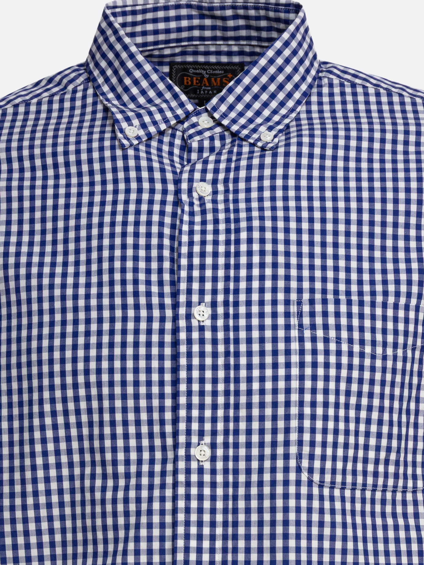 Casual shirts Gingham  Blue - Beams Plus Men | PDP | VIETTI Online Store | Zoom-Modal_3
