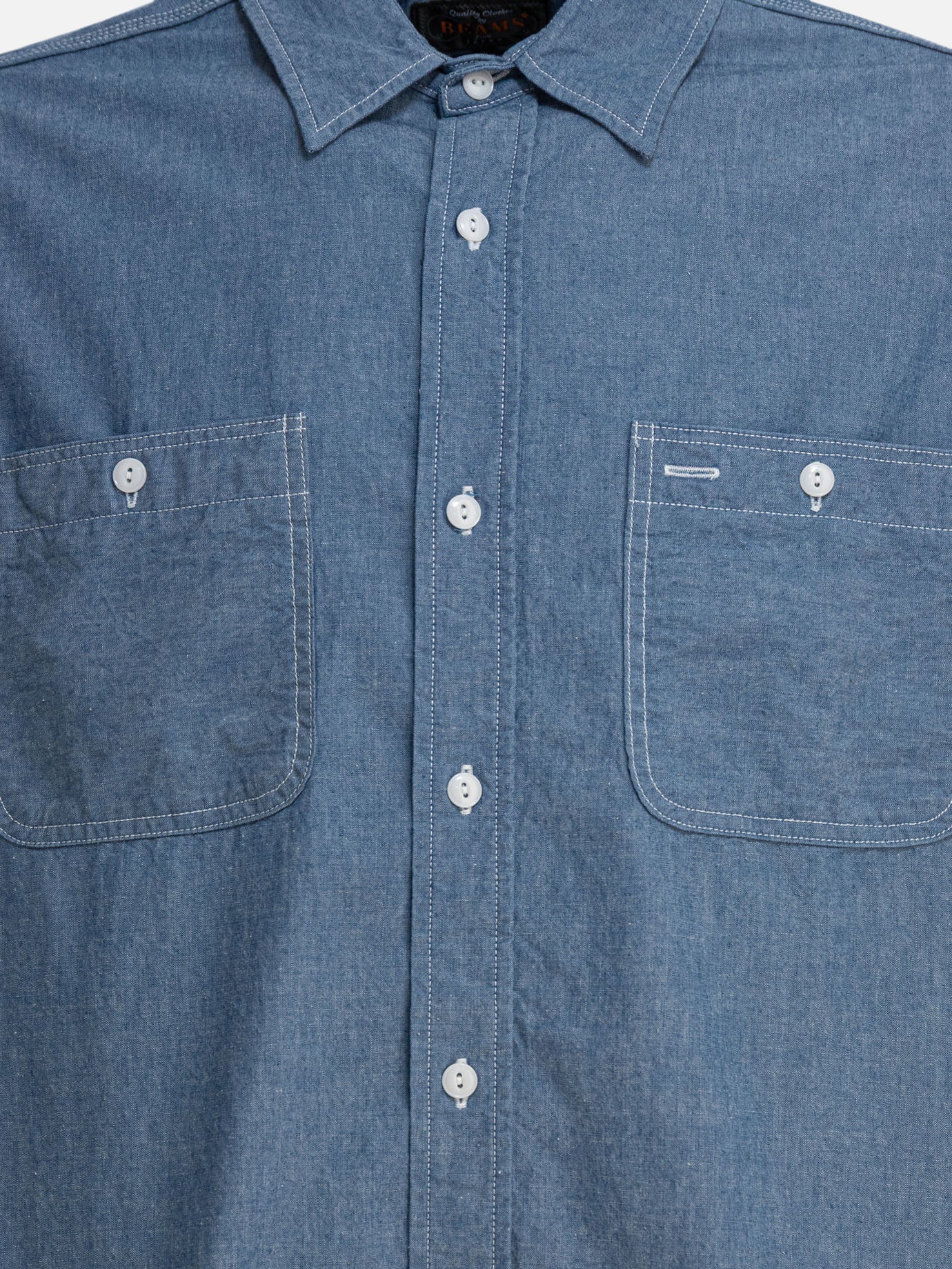 Casual shirts Denim  Blue - Beams Plus Men | PDP | VIETTI Online Store | Zoom-Modal_3
