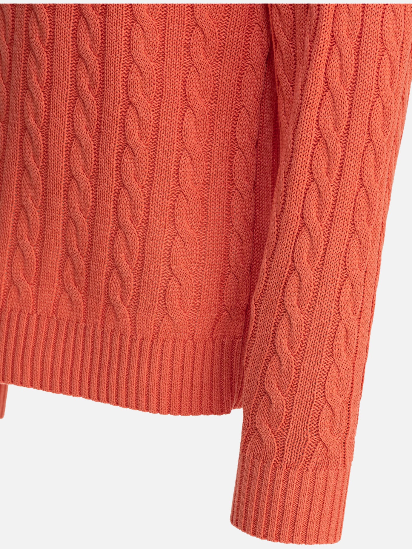 Beams Plus Linen and cotton sweater 19838897_S Pink thumbnail_4