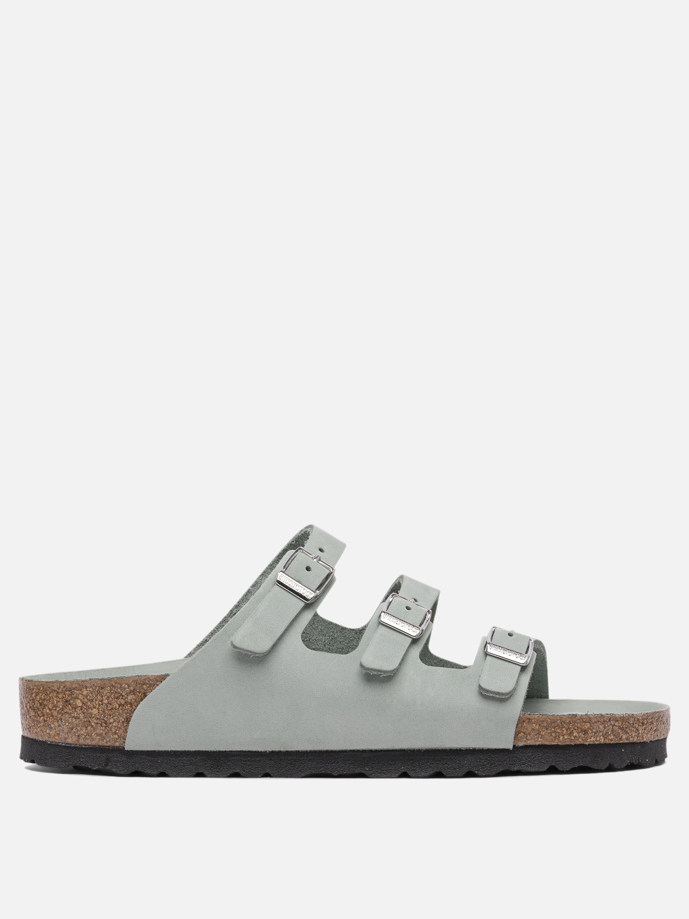 Flat sandals 100% leather - 100% eva  Green - Birkenstock Women | PDP | VIETTI Online Store | thumbnail