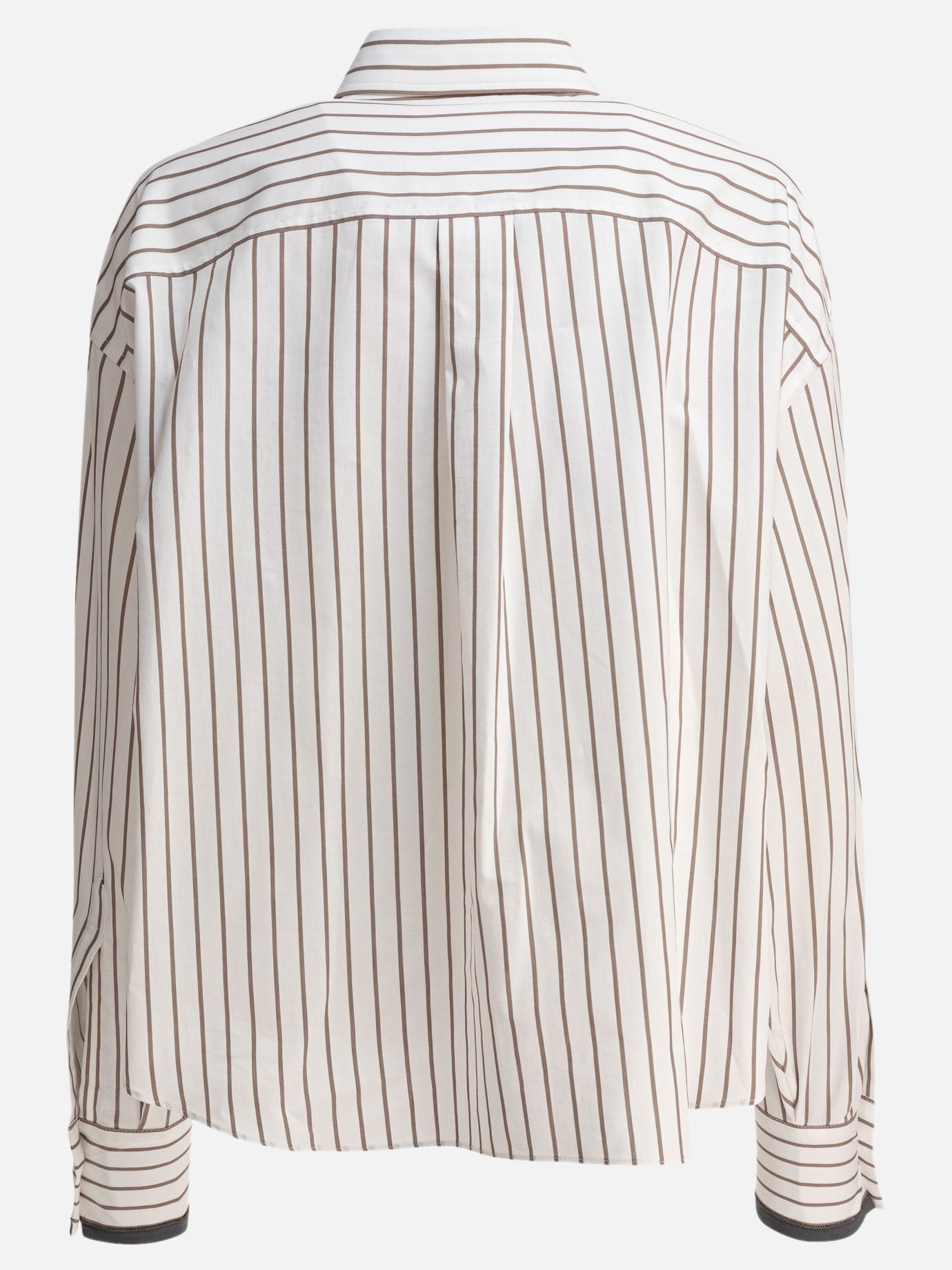 Casual shirts Striped  White - Brunello Cucinelli Women | PDP | VIETTI Online Store | thumbnail_2