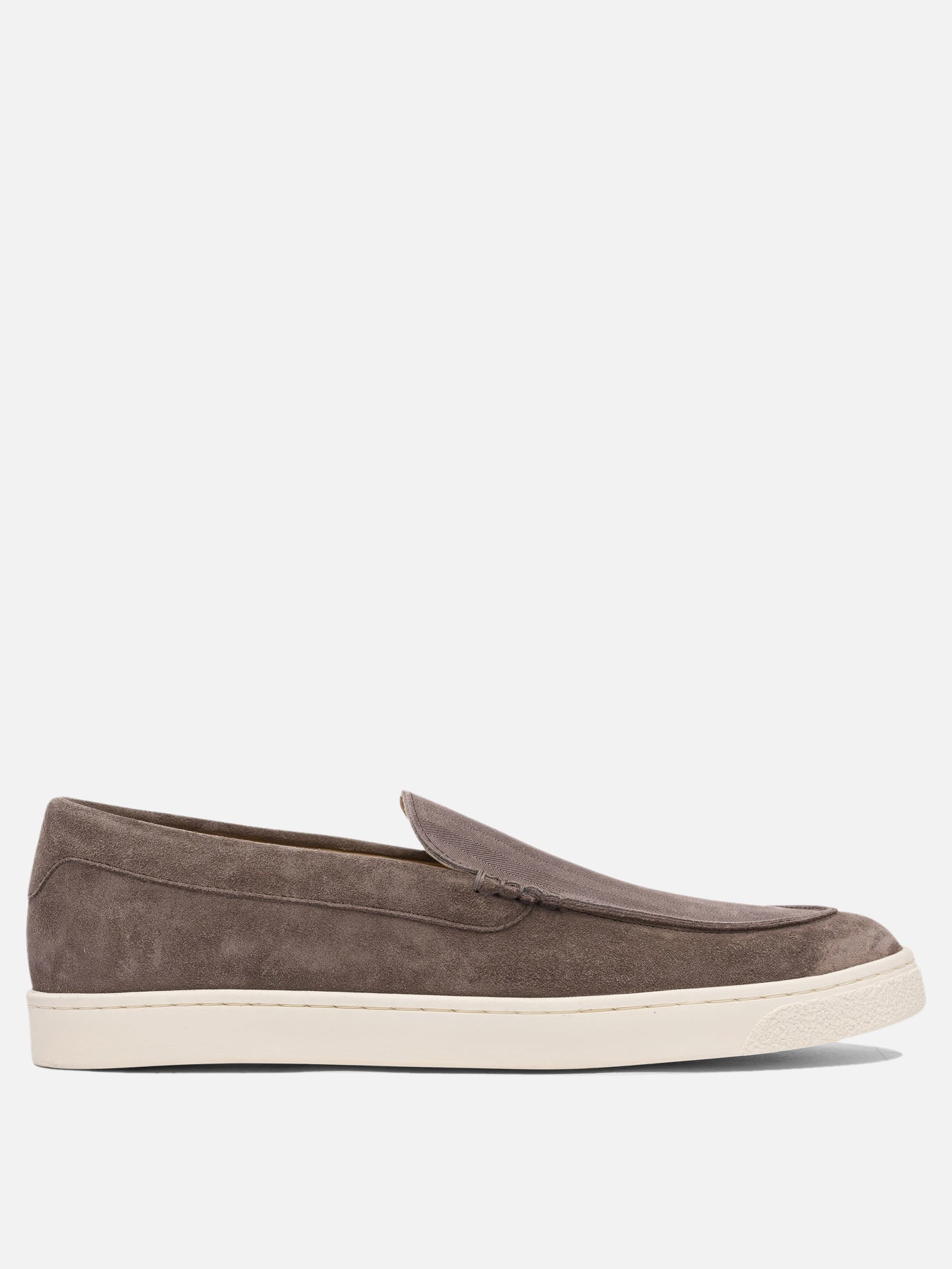 Loafers 100% suede - 100% rubber  Brown - Brunello Cucinelli Men | PDP | VIETTI Online Store | Zoom-Modal
