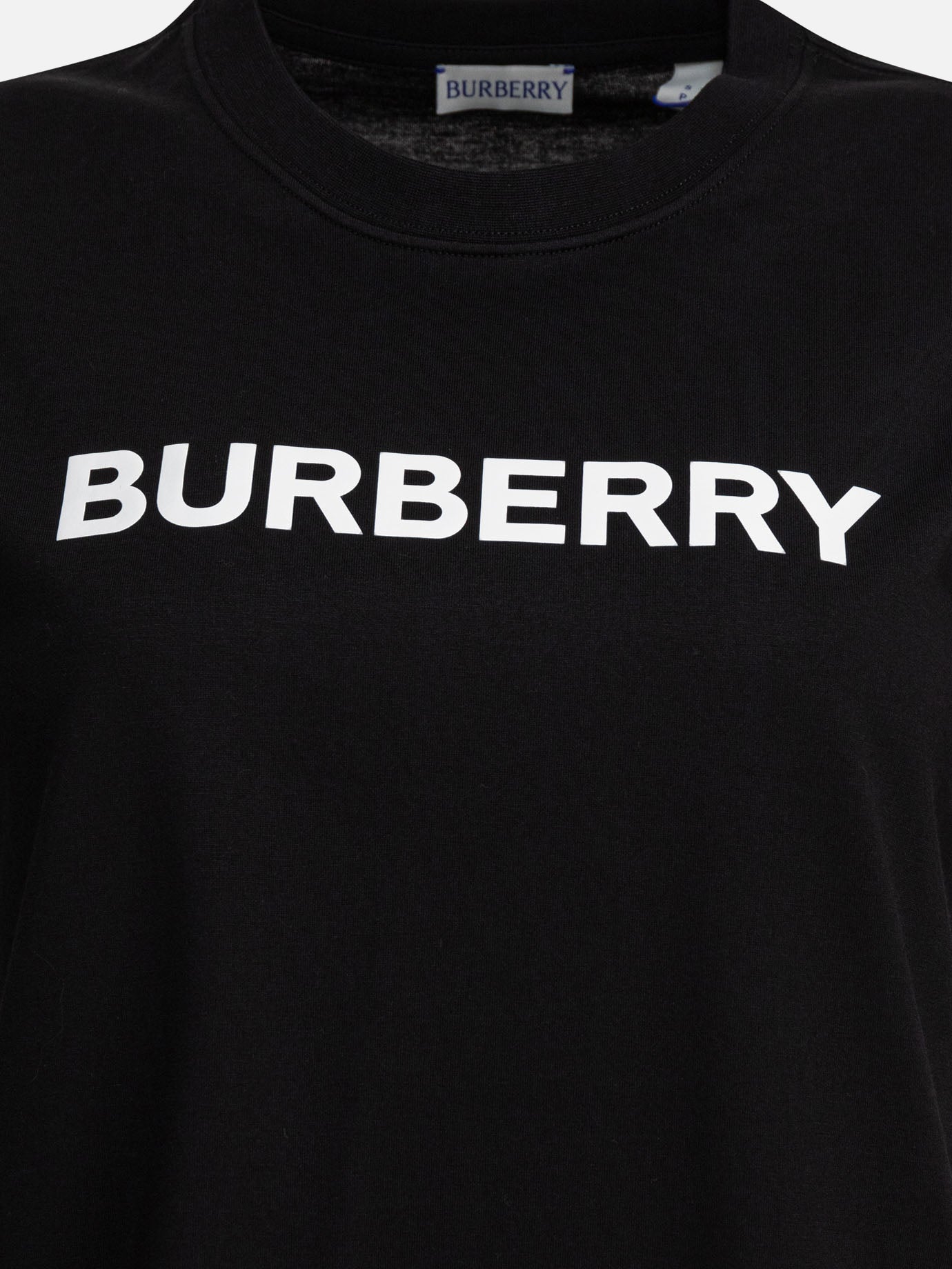 Crewneck t-shirts Logo  Black - Burberry Women | PDP | VIETTI Online Store | Zoom-Modal_3
