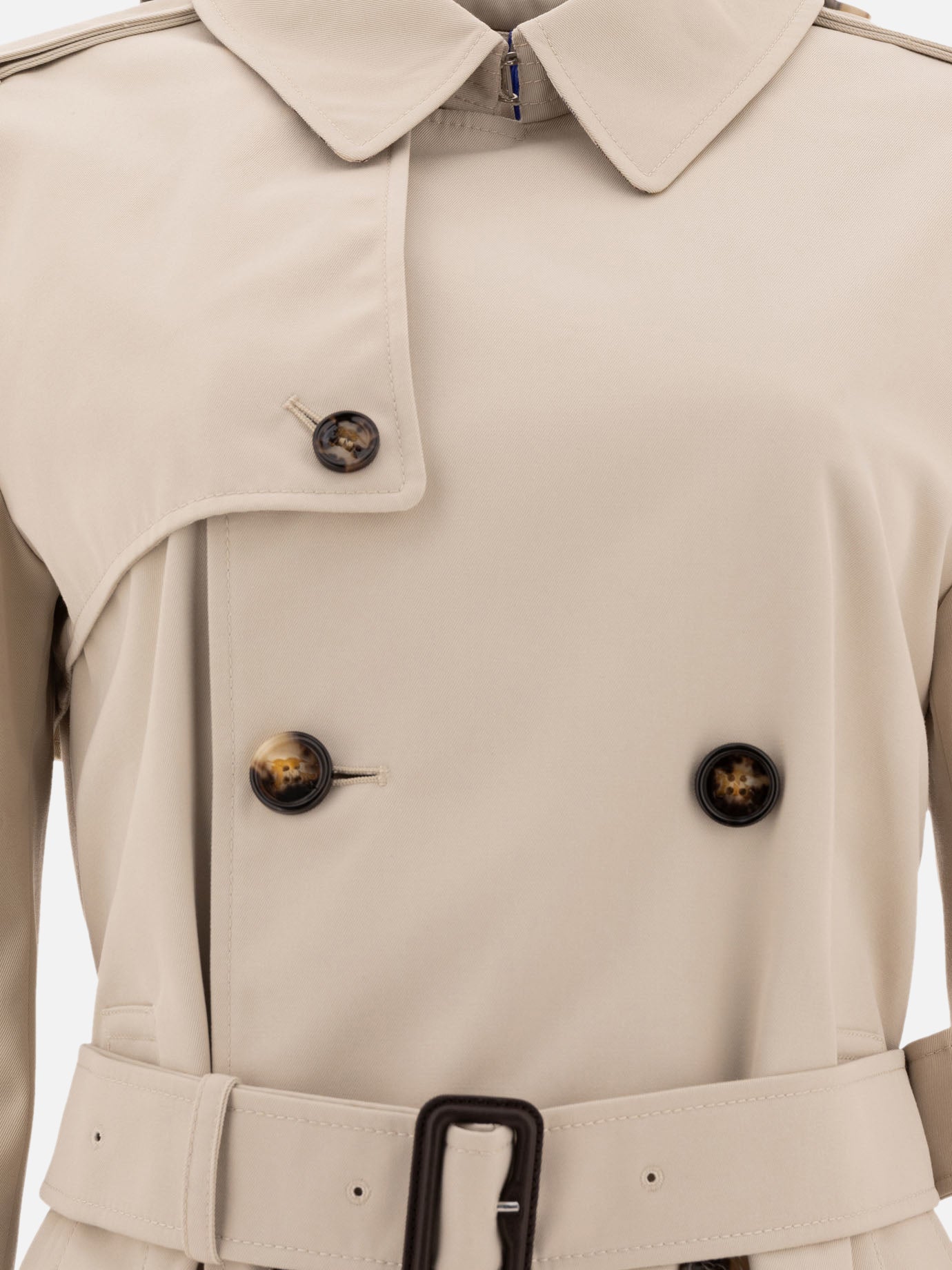Burberry Cotton blend trench jacket 14972264_08 Brown thumbnail_3
