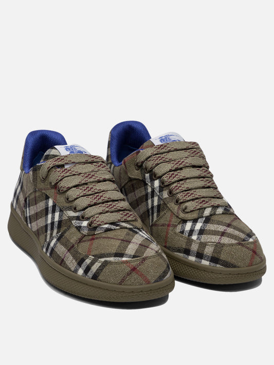 Burberry "Terrace Check" Sneakers 13333978_42 Green 2