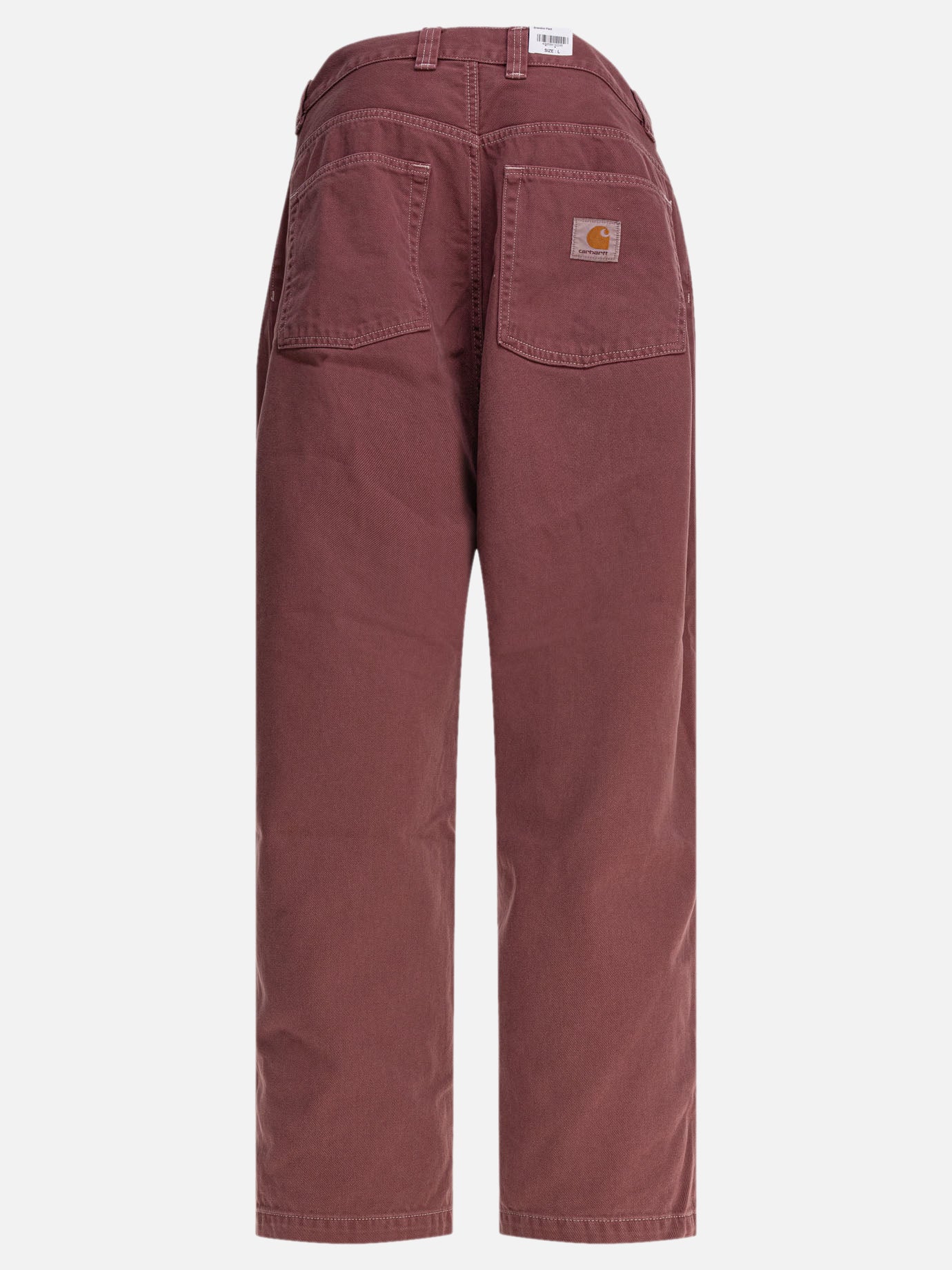 Wide-leg jeans Solid colour  Bordeaux - Carhartt WIP Men | PDP | VIETTI Online Store | Zoom-Modal_2

