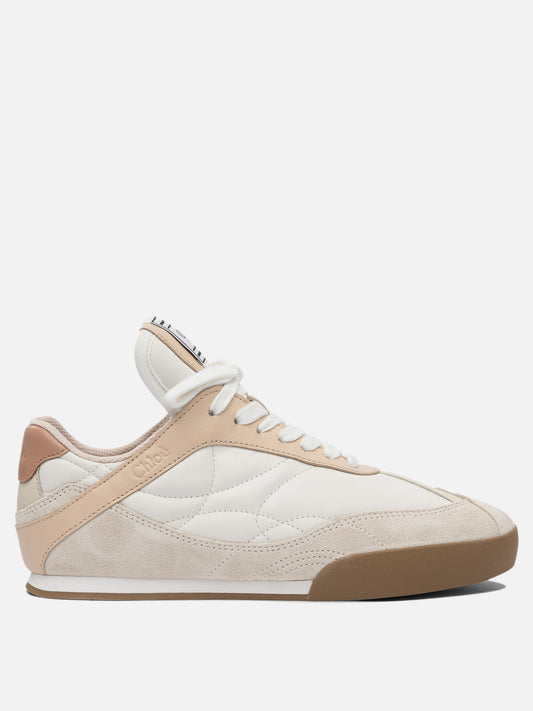 Low top sneakers 100% recycled polyester - 50% rubber 50% ethylene vinyl  Pink - Chloé Women | PLP | VIETTI Online Store 
