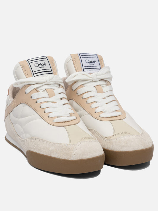Low top sneakers 100% recycled polyester - 50% rubber 50% ethylene vinyl  Pink - Chloé Women | PLP | VIETTI Online Store | 2
