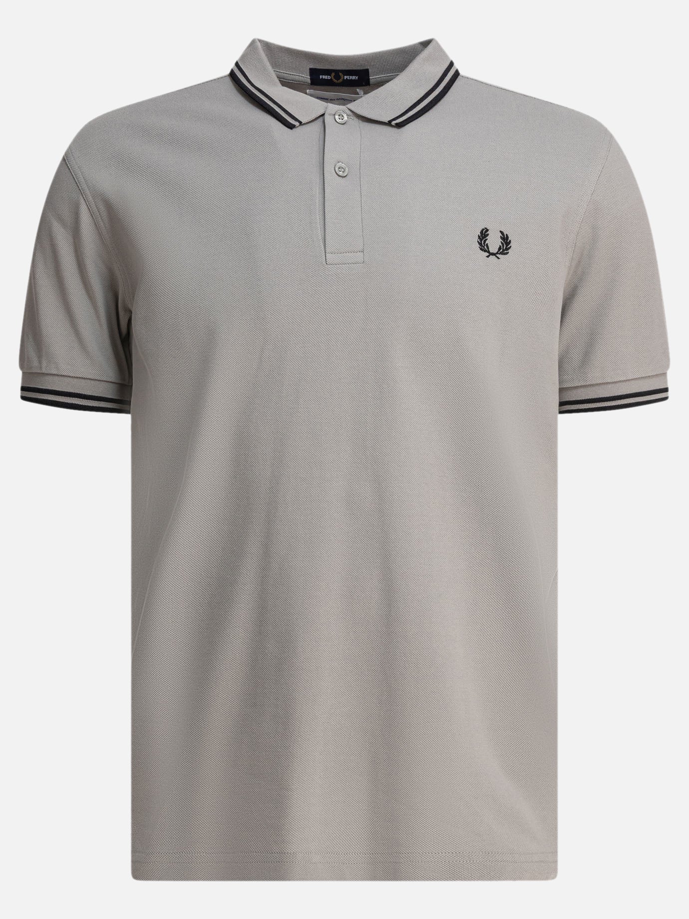 Polo shirts with buttons Solid colour  Grey - Comme Des Garçons Shirt Men | PDP | VIETTI Online Store | Zoom-Modal

