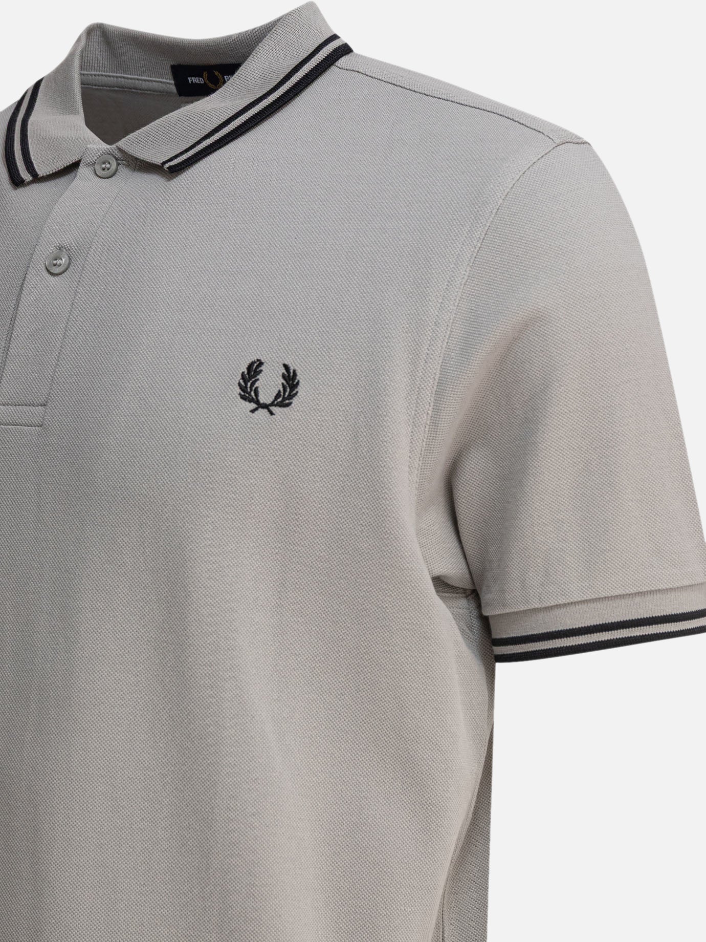 Polo shirts with buttons Solid colour  Grey - Comme Des Garçons Shirt Men | PDP | VIETTI Online Store | Zoom-Modal_4
