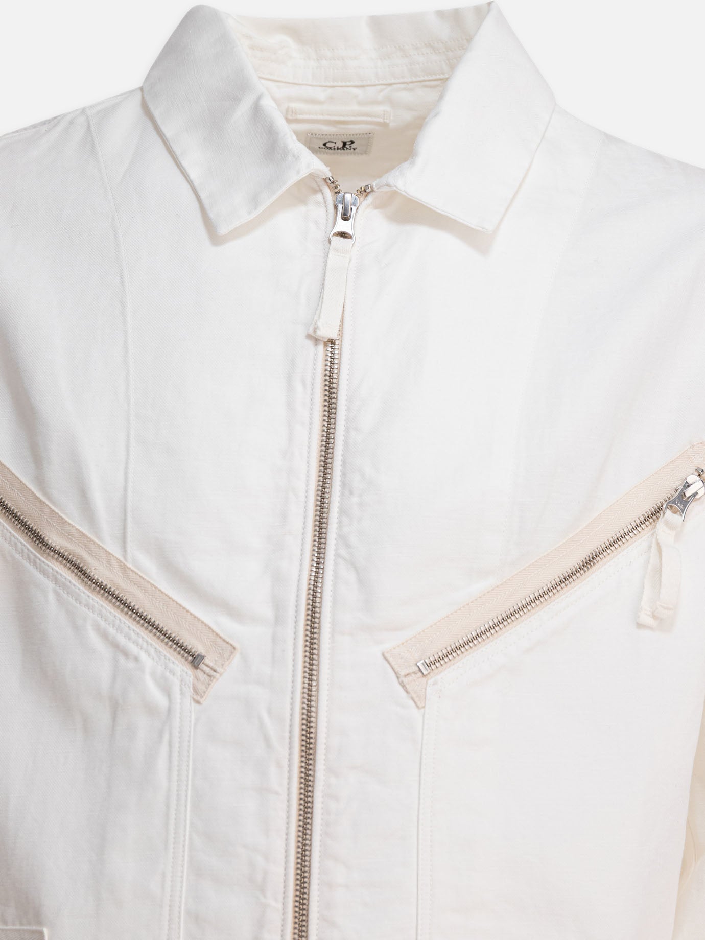Overshirt jackets Solid colour  White - C.P. Company Men | PDP | VIETTI Online Store | thumbnail_4