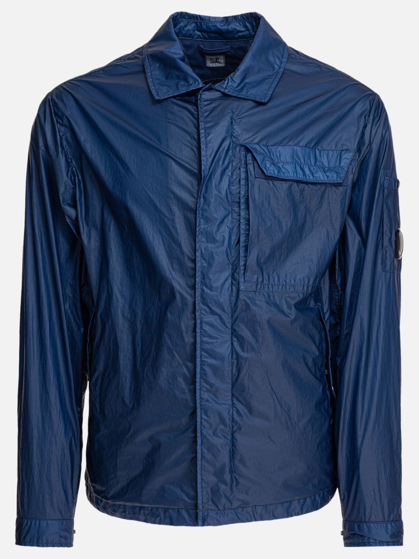 Quilted & Utility Jackets Solid colour  Blue - C.P. Company Men | PDP | VIETTI Online Store | thumbnail