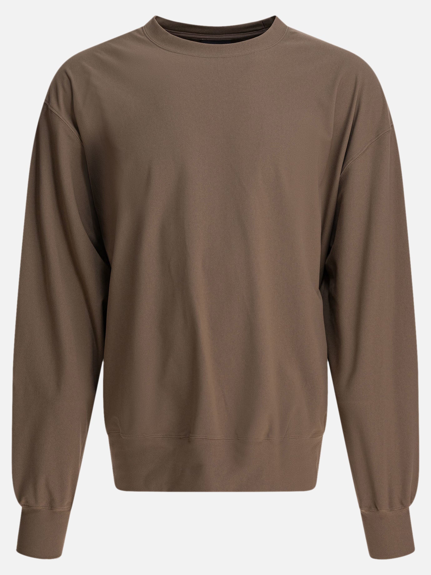 Crewnecks Solid colour  Beige - Daiwa Pier 39 Men | PDP | VIETTI Online Store | Zoom-Modal
