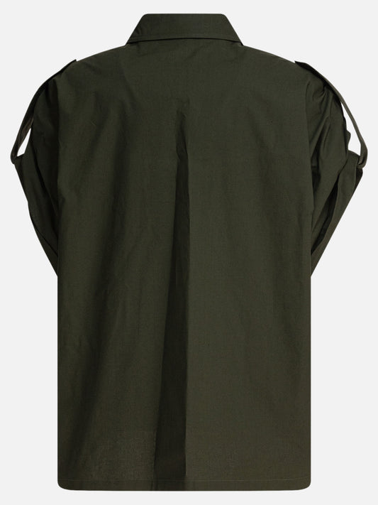 Elie Saab Cotton poplin shirt 16125782_38 Green 2
