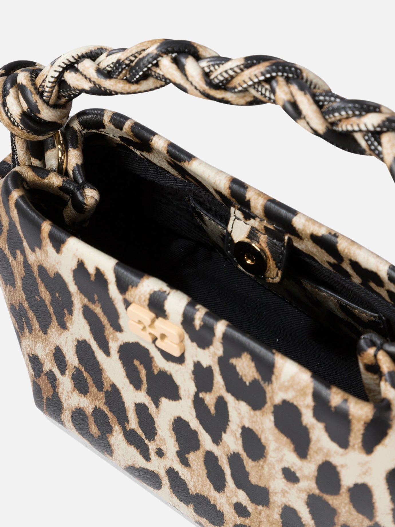 Small bags 65% recycled leather 19% polyurethane fibre 16% polyester  Brown - Ganni Women | PDP | VIETTI Online Store | Zoom-Modal_5
